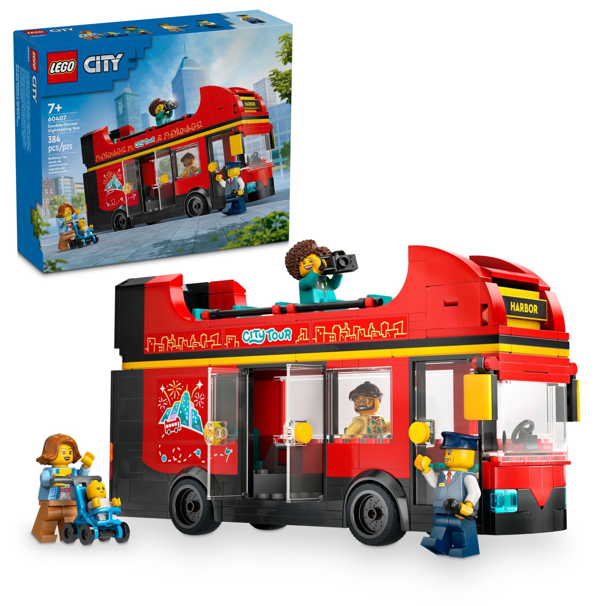 LEGO City 红色双层观光巴士