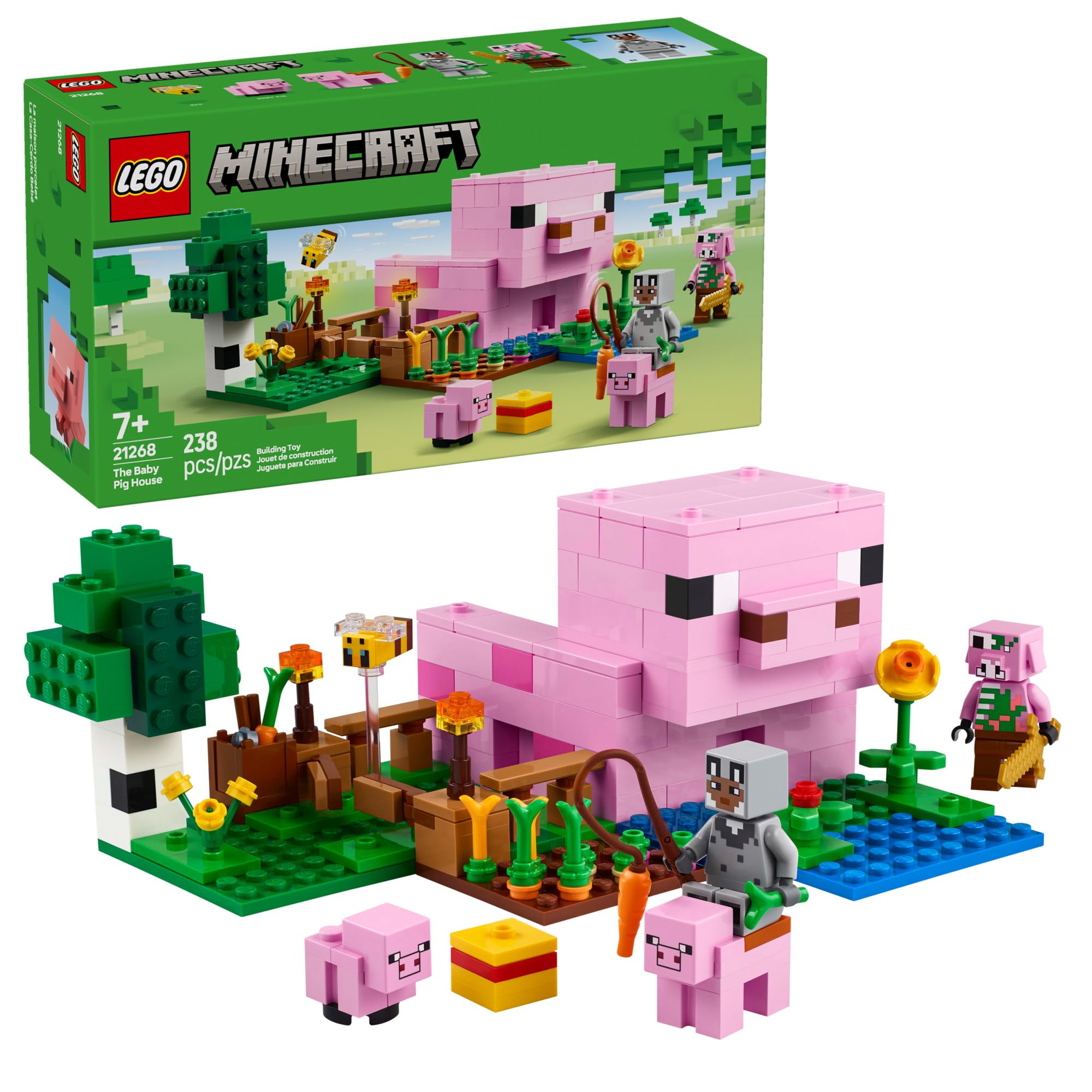 LEGO Minecraft 小猪之家套装