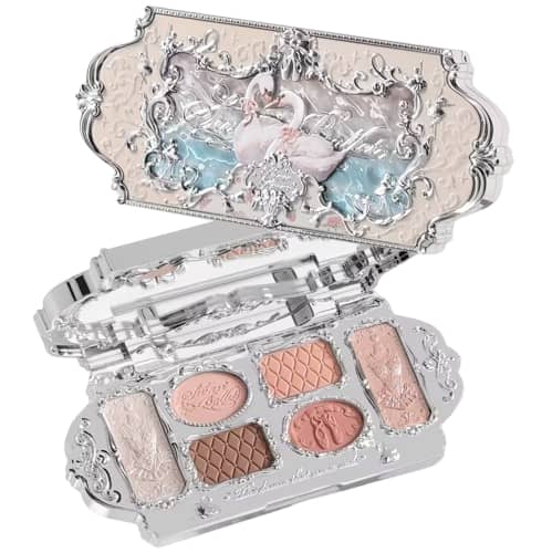 Flower Knows Swan Ballet Series Six-Color Makeup Palette