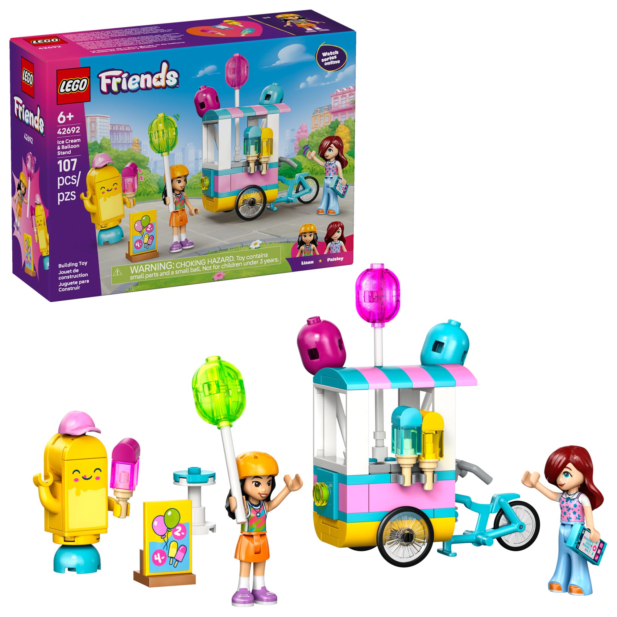 LEGO Friends 冰淇淋与气球摊