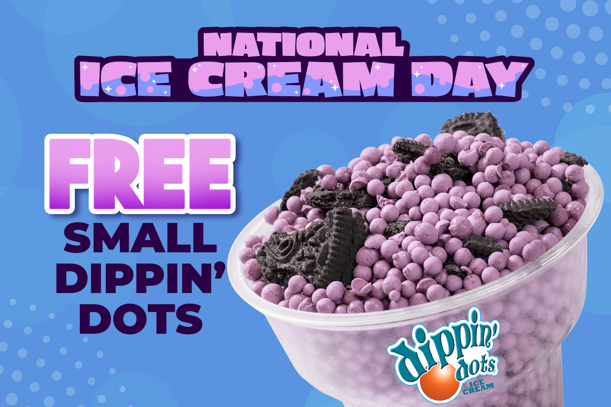 7月19日免费领！Dippin' Dots 冰淇淋小杯装限时赠送