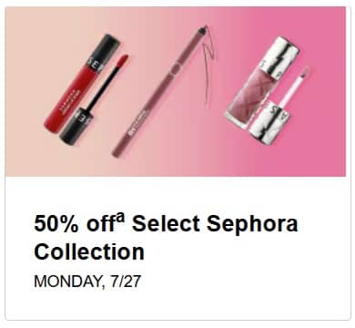 Sephora Collection – 50% Off Select Products (7/27 only)